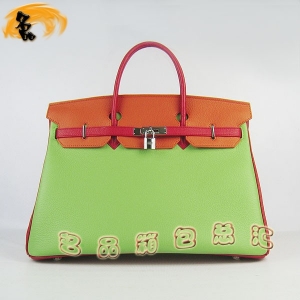 6099 Hermes Birkin ����� Hermes��֦�� 40cm ����� �����˺������ɫƴ�� ����