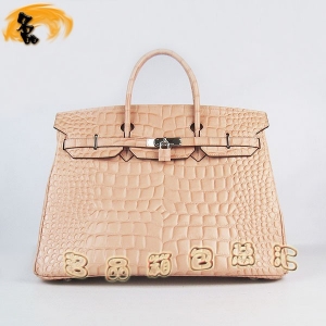 6099 Hermes Birkin ����� Hermes����� ������Ů�� ������ 40cm ǳ��ɫ����