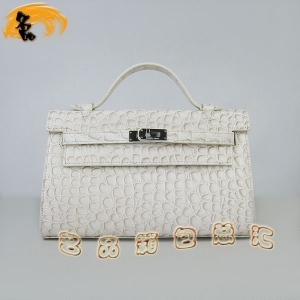 H008 ���¿�HermesŮ�� ����� ����������� Hermes Kelly Bag ����� ʯͷ�� �װ�ɫ