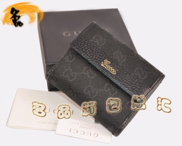 04569 Gucci˫G����Ǯ�� Gucciʱ������Ů�� ����Ůʿ�̿�Ǯ�� GucciǮ�� ��ɫ