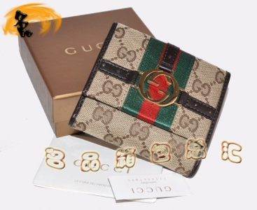 115081 Gucci˫G����Ǯ�� ����Ůʿ�̿�Ǯ�� Gucciʱ������Ů�� GucciǮ�� ��ɫ