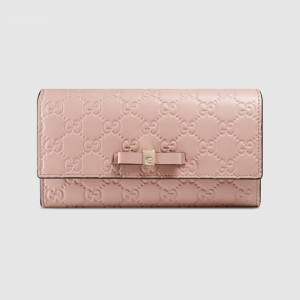 388679 Gucci Signatureϵ�� ��ѹƤ�� ������ ����Ƥ�� ǳ��ɫ