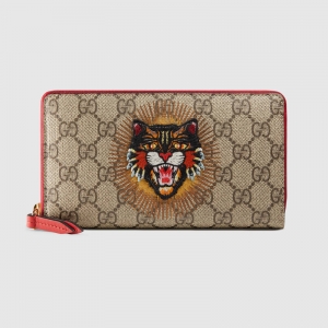 476413 GUCCI GG Supreme�߼����췫�� ����èӡ�� ȫ����ʽƤ��
