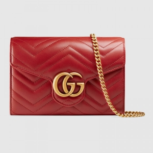 474575 GUCCI GG Marmontϵ�� 笷�Ƥ�� ���������ִ� ܽ�غ�