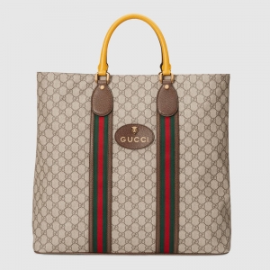 473870 GUCCI GG Supreme�߼����췫�� ��ɫ��ɫ֯��װ�� ����� ��ľɫ