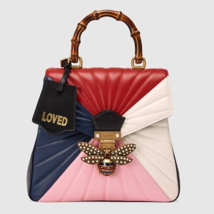 476664 GUCCI Queen Margaret ϵ�� 笷�Ƥ�� ����˫��� ��ɫ����