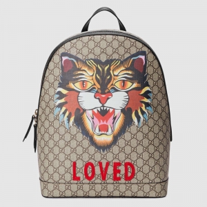 419584 GUCCI ����èӡ�� GG Supreme�߼����췫�� ˫���