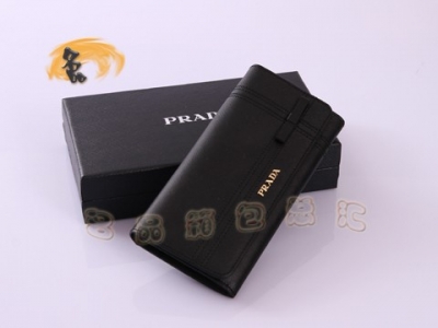 1M1132 Prada���¿� �����ﳤ��Ǯ�� ʮ����ţƤŮʿǮ�� PradaǮ�� ��ɫ