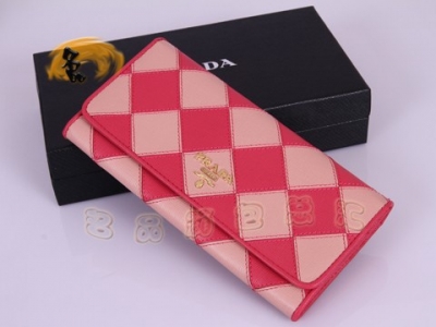 1M1132 Prada���¿� ���������ʮ����ţƤŮʿ����Ǯ�� PradaǮ�� Ů�� õ��ɫ