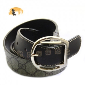 201786 GucciƤ�� Gucciʱ��˫G PVC��ʿƤ�� Gucci���� ����Ƥ�� �����ɫ