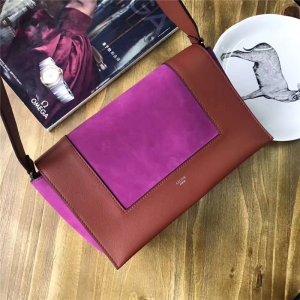 Celine ���� Frame ���� ʱ��ƴɫСţƤ б�絥��� ���� ĥɰ��ɫ