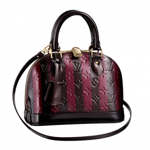 M91700 LV Monogram Vernis�Ϻ�ɫ��ƤAlma BB LV�ִ�