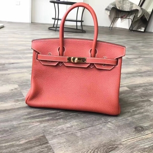 ����������� Hermes Birkinϵ�� ����� ���ֹ����ư� 30cm TOGOƤ �غ�ɫ