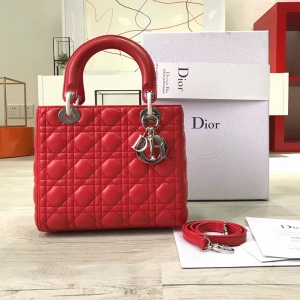 Dior�ϰ� Lady Dior ��������� ��� ��ɫ��Ƥ �� С��