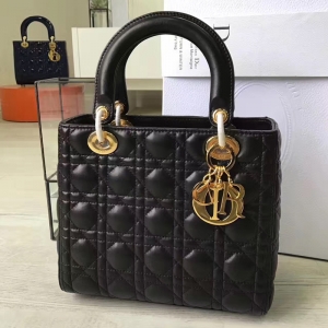 Dior�ϰ� Lady Dior ��������� ��� ��ɫ��Ƥ �� С��