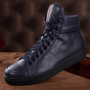 C032 Prada������ ��ʿ��Ƥ�߰�����Ь ��ɫ