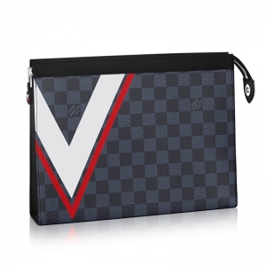 N64023 LV 2017���ޱ�ϵ�� Pochette Voyage �к��ִ� LV���ð� ��ɫ