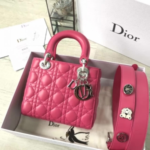 Dior LADY DIORС��Ƥ����� 2017�¿�ϰ»��´����� õ��ɫ