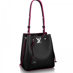 M54677 LV Lockme Bucket �ִ� LVˮͰ�� LVȫƤ����б��� ��ɫ