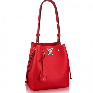 M54679 LV Lockme Bucket �ִ� LVˮͰ�� LVȫƤ����б��� ��ɫ