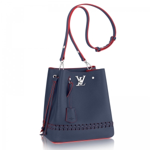 M54681 LV Lockme Bucket �ִ� LVˮͰ�� LVȫƤ����б��� ��ɫ