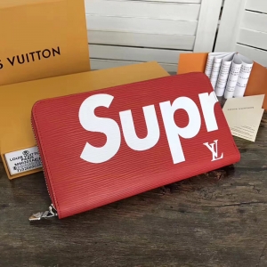 M60632 LV Supreme ����ϵ��Zippy Organizer ����Ǯ�� LVǮ��ȫ�� ��ɫ