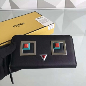 FENDI �ҵ� 0215 2017�¿� ��ɫ����ʽ����CONTINENTALǮ�� ��ɫ