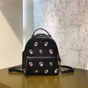 8223S FENDI �ҵ� ����������Ƥ ��ɫ�廨 ����˫�米�� ��ɫ