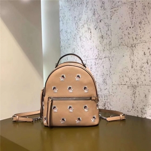 8223S FENDI �ҵ� ����������Ƥ ��ɫ�廨 ����˫�米�� ��ɫ