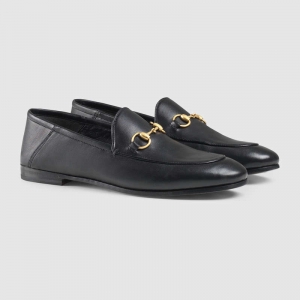 414998 GUCCI Brixton ��Ƥ ���ο� �ָ�Ь ��ɫ