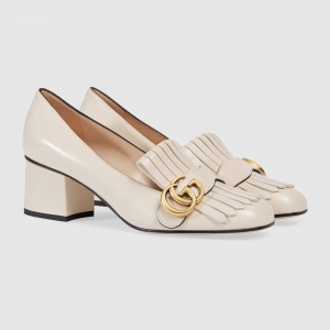 408208 GUCCI Marmont Ƥ�� ˫G �и�ǳ��Ь ��ɫ