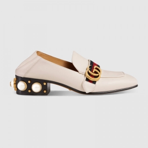 423559 GUCCI ˫Gװ�� Ƥ�� GG�����í�� �͸��ָ�Ь ��ɫ