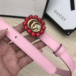 Gucci ģ������� ��ɫˮ�� ˫G���� Ƥ������ �ۺ�