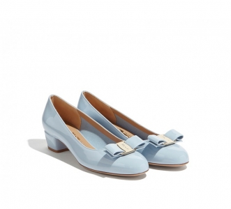 685575 Ferragamo������Ľ VARA �͸� ��Ƥ�߸�Ь ����ɫ