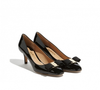 685224 Ferragamo������Ľ VARA ��Ƥ ������߸�Ь ��ɫ