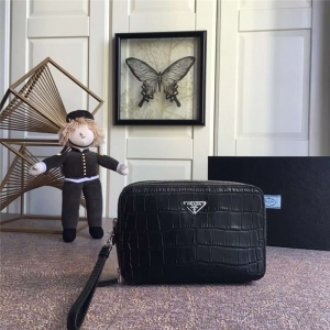 2VF052 Prada������ ������ţƤ ���� �������ð� ��ɫ����