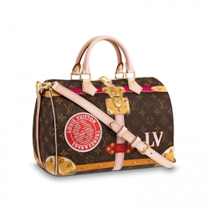M41386 LV Speedy 30 �ִ� LV����˿ӡͼ��Ů�� LV�ϻ�Ů�� LV��ͷ��