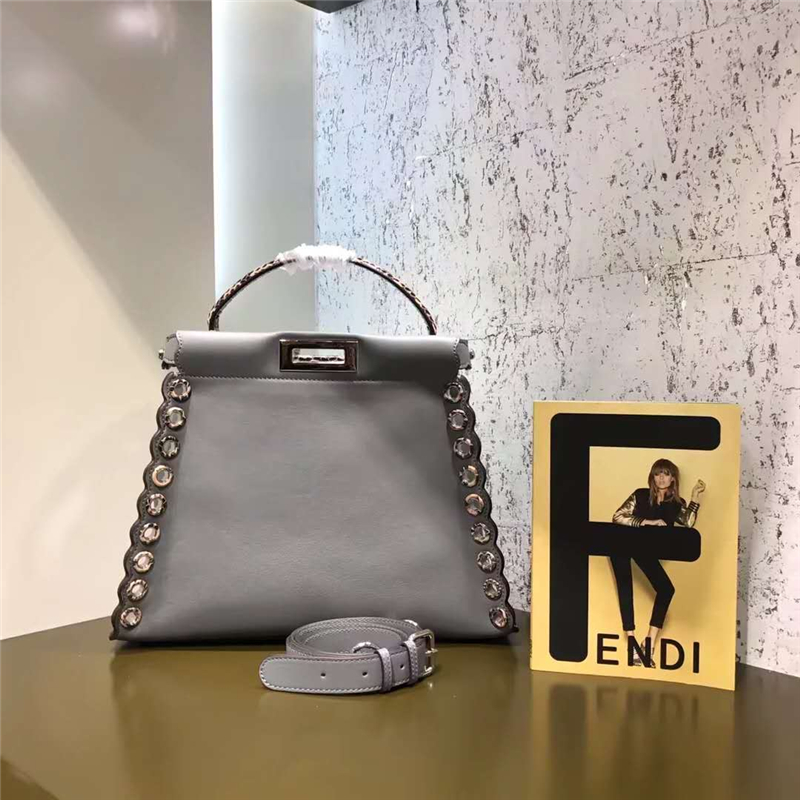 8106M FENDI�ҵ� PEEKABOO�к� ����Ƥ������Ե ����� ��ɫ