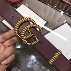  Gucci 2018���¿� ƽ��ԭ��ţƤ GG����ʽ ˫G���� ��ŮƤ��