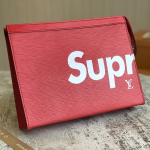 M41366 LV Supreme ����ϵ�� Pochette Voyage �к��ִ� LV���ð� ��ɫ