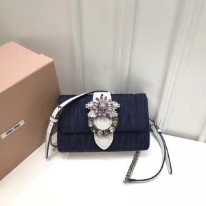 5BH077 MIUMIUר���¿� ţ�в� ��ʯ���� ����б��С�� ��ƴ��