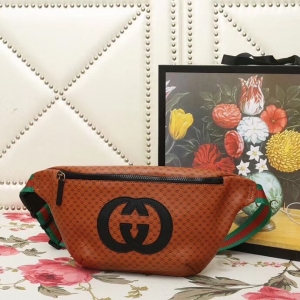 536416 2018 Gucci-Dapper Dan����ϵ�� GGͼ��Ƥ�� ���� ��ɫ