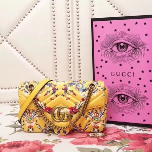 443497 Gucci GG Marmontϵ�� 笷� ��ɫ����ӡ�� �����米�� ��ɫ