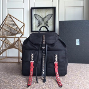 1BZ2811 Prada Black Nylon���� �����۴� ������ţƤ ˫��� �����