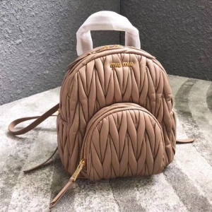 5BZ015 MIUMIU���� ר���¿� �Ứ͹����Ƥ С��˫��� ��ɳ��ɫ