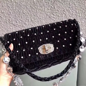 5BD233 MIUMIU���� ר���¿� ����� ��ˮ����ʯ ������ ��ɫ