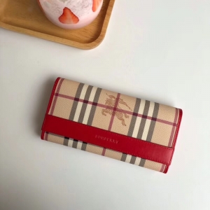 Burberry�ͱ��� ������ư��� ս��ӡ�� Ůʿ����Ǯ�� ���