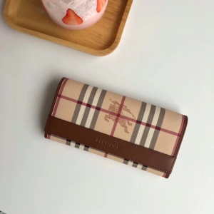 Burberry�ͱ��� ������ư��� ս��ӡ�� Ůʿ����Ǯ�� ��ɫ