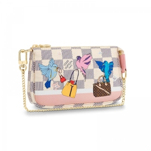 N64451 LV Mini Pochette Accessoires С�ִ� LV�׸񷫲�С��ͼ��Ů��