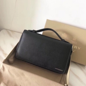 BurberryǮ�� �ͱ���˫���ְ� �ͱ��򳤿� �ͱ���ţƤ���ð� ��ɫ